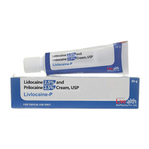 Buy Lidocaine 2.5 % & Prilocaine 2.5 % Cream USP in India
