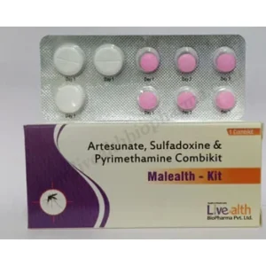Artesunate, Sulphadoxine & Pyrimethamine Combikit