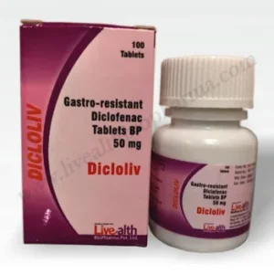 Buy Diclofenac Gastro-resistant Tablets BP 50mg in India