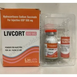 Buy Hydrocortisone Sodium Succinate for Injection USP 500 mg in India