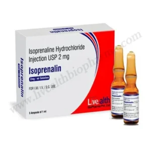 Buy Isoprenaline Hydrochloride Injection USP 2 mg in India