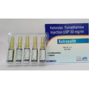 Buy Ketorolac Tromethamine Injection USP 30 mg/ml in India
