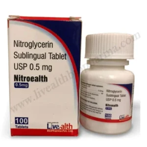 Buy Nitroglycerin Sublingual Tablet USP 0.5 mg in India