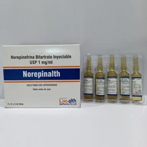 Buy Norepinephrine Bitartrate Injection USP 1 mg/ml in India
