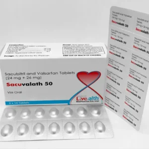 Buy Sacusbitril and Valsartan Tablets (24 mg + 26 mg) in India